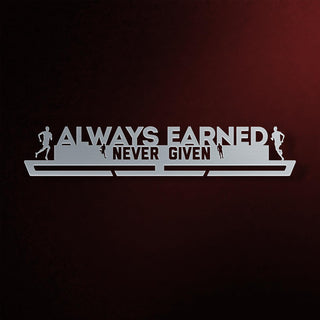 Gancho exhibidor de medallas Always Earned Never Given (para hombres)