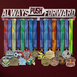 Always Push Forward Medal Hanger Display Victory Medal Hangers®