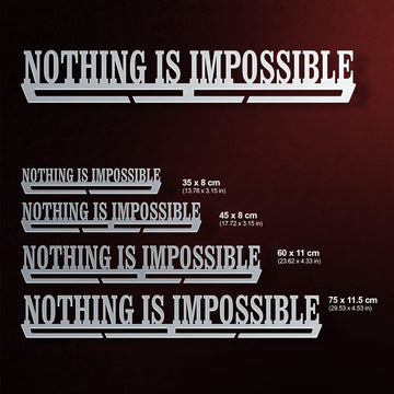 Nothing Is Impossible Medal Hanger Display Victory Medal Hangers®