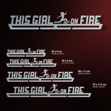This Girl Is On Fire Medal Hanger Display Victory Medal Hangers®